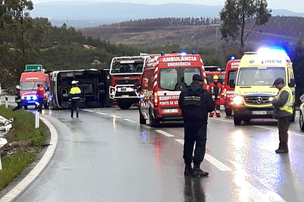 Jovem de 20 anos morre em despiste de autocarro à vinda de Espanha