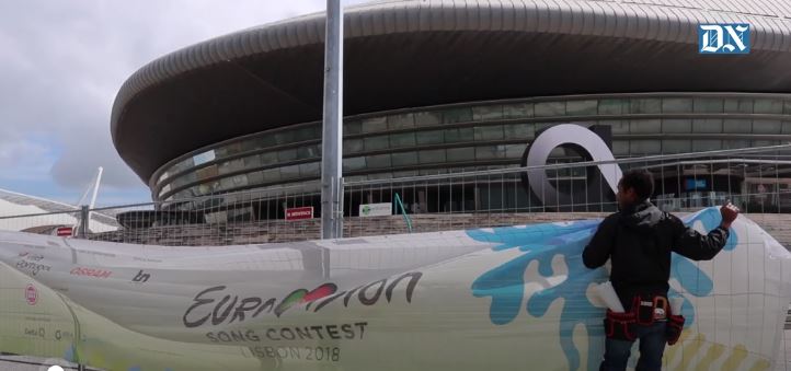 Dentro do Altice Arena, a fazer nascer a Eurovisão