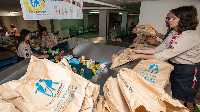 Banco Alimentar recolhe mais de 1.600 toneladas de alimentos no fim-de-semana