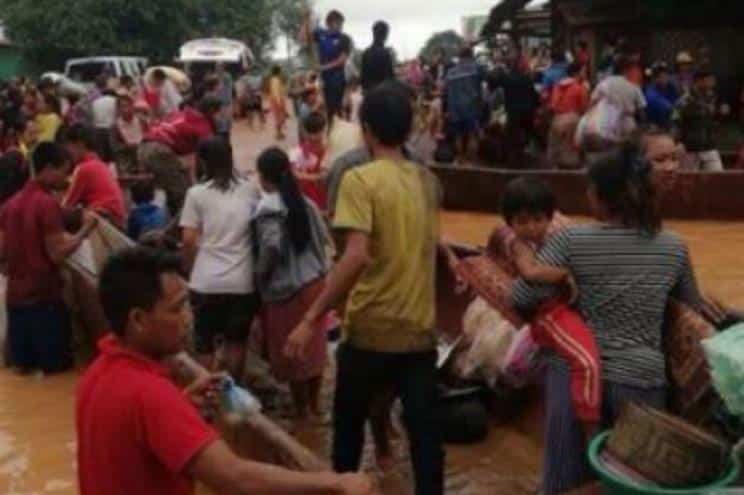 Centenas de pessoas desaparecidos em colapso de barragem no Laos
