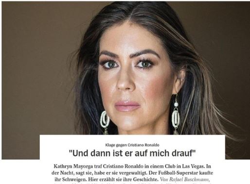 Advogada diz que mulher que acusa Cristiano Ronaldo está "emocionalmente frágil"