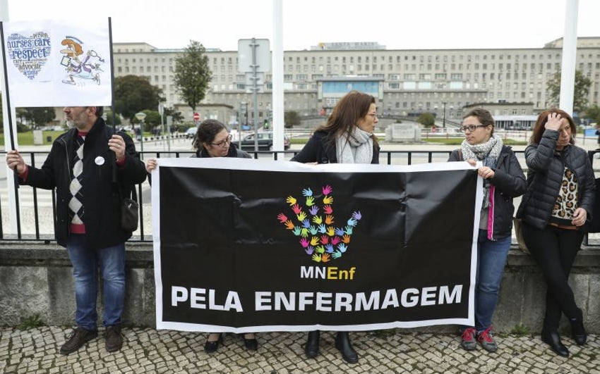 Hospitais começam hoje a marcar faltas injustificadas a enfermeiros em greve