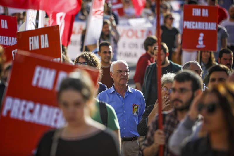CGTP. São esperados milhares de manifestantes hoje em frente ao largo do Parlamento