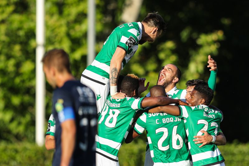 8-1. Sporting goleia Belenenses no Jamor com 'hat-trick' de Bruno Fernandes