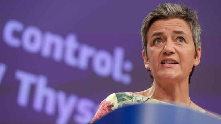 Comissária europeia Margrethe Vestager "muito impressionada" com setor tecnológico em Portugal