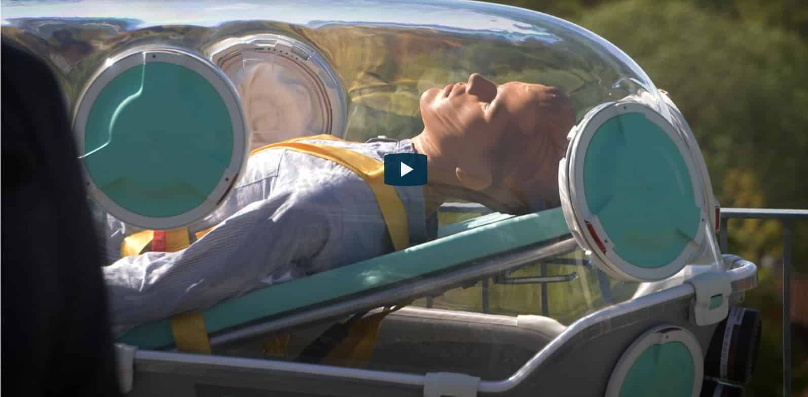 Investigadores noruegueses criam vaivém para pacientes com covid-19