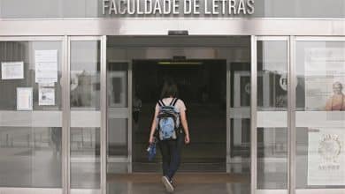 Protesto de alunos da faculdade de letras