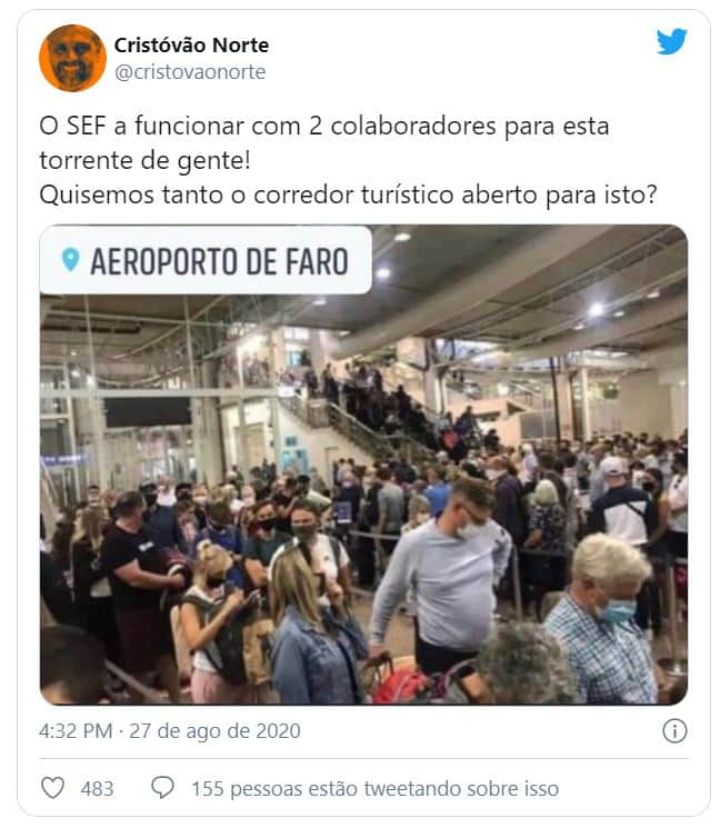 faro1 Número de inspetores reforçado no Aeroporto de Faro depois de congestionamento no controlo de passageiros