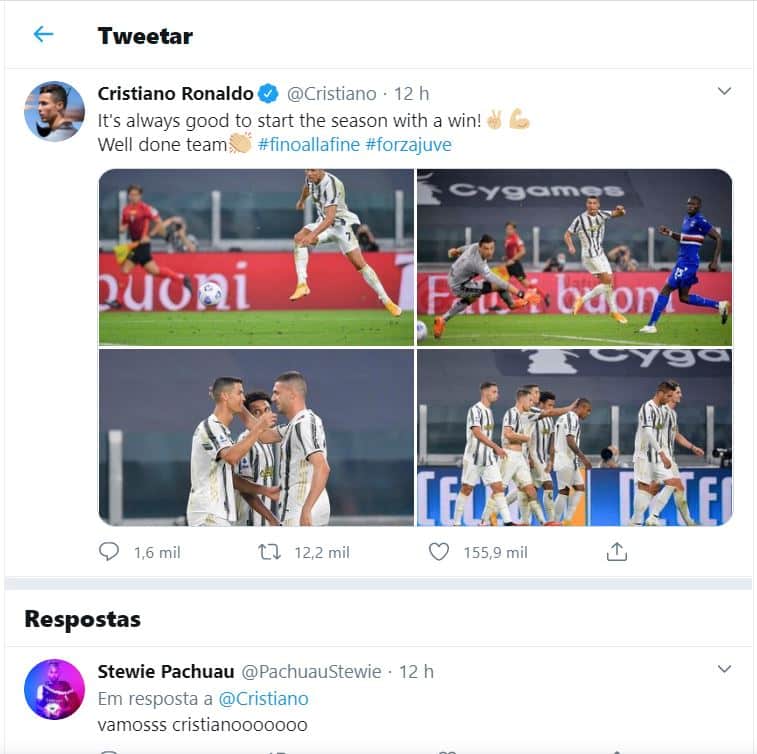 cr72 CR7 marcou na estreia da nova época e deixou mensagem nas redes sociais